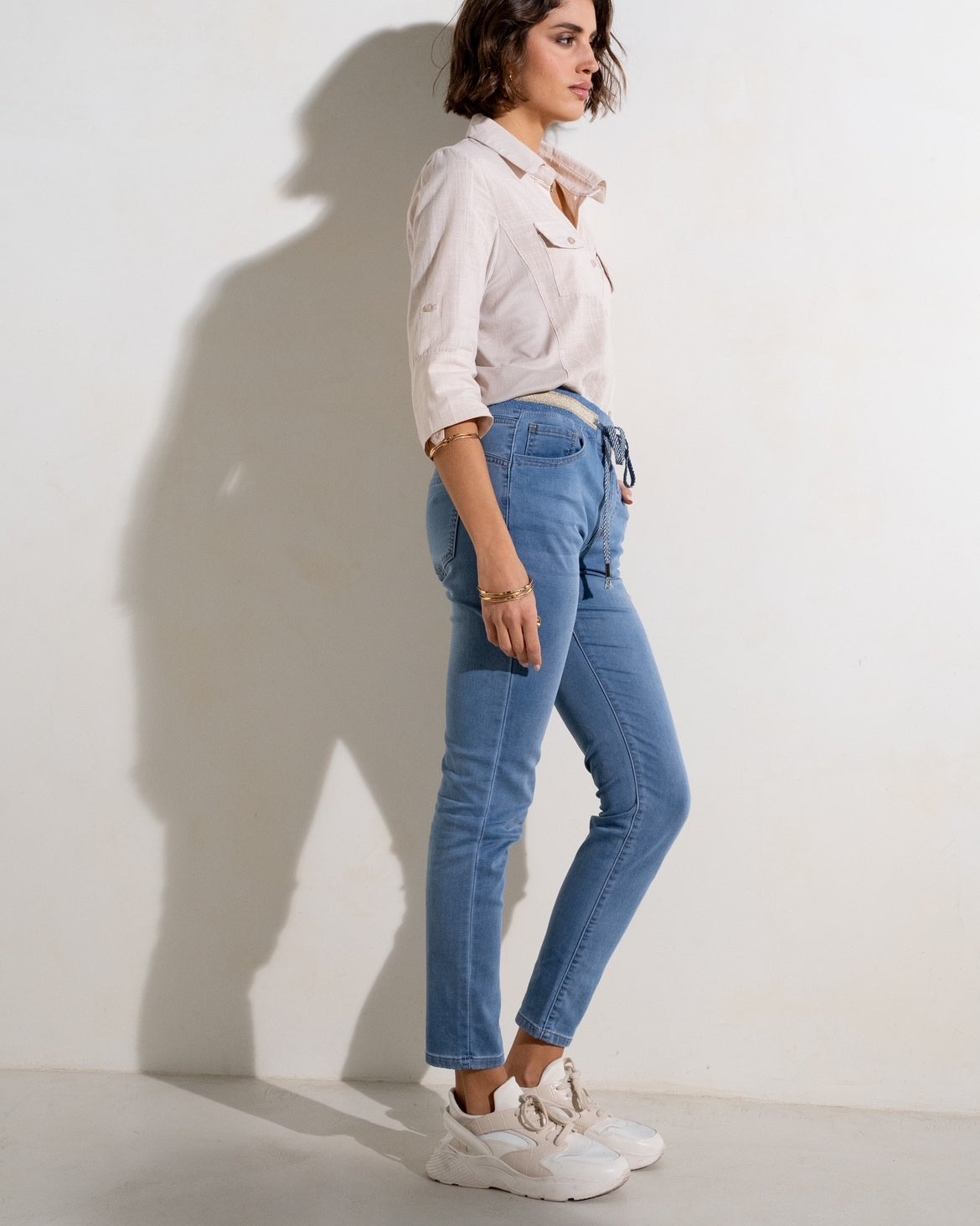 Maison Onado Ariette Jogger - Denim Blue