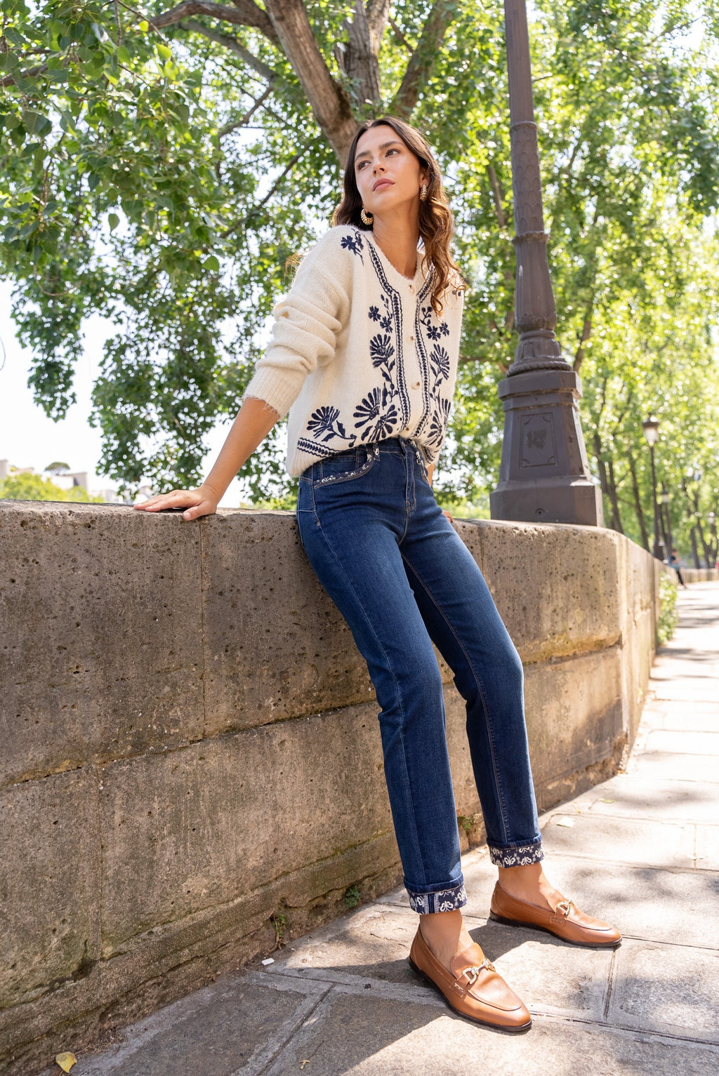 Maison Onado Annette Cardigan - Cream