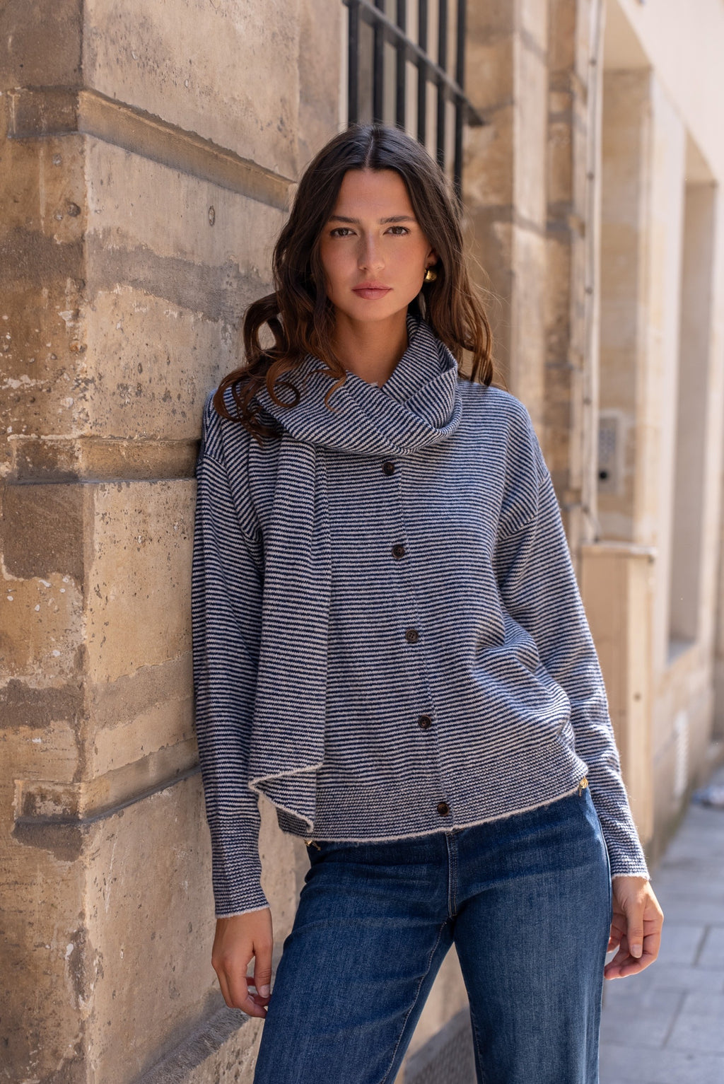 Maison Onado Prue Cardigan - Marine