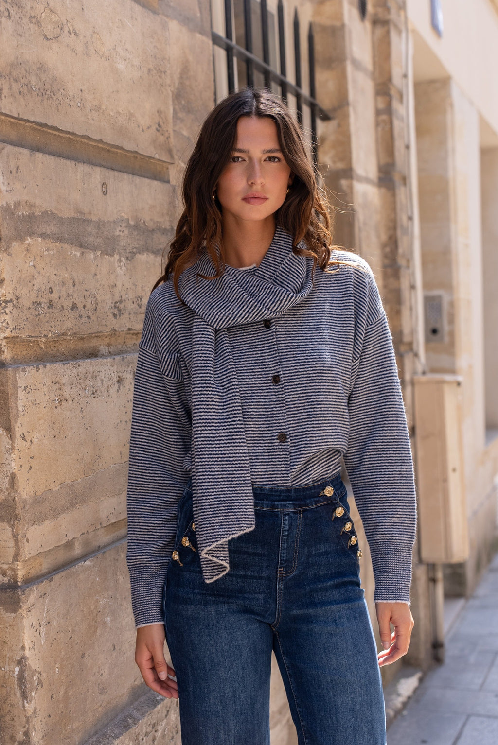 Maison Onado Prue Cardigan - Marine