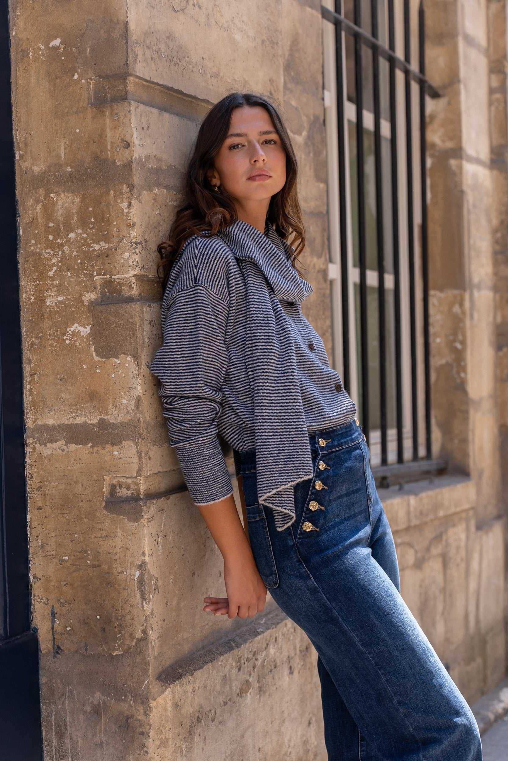 Maison Onado Prue Cardigan - Marine