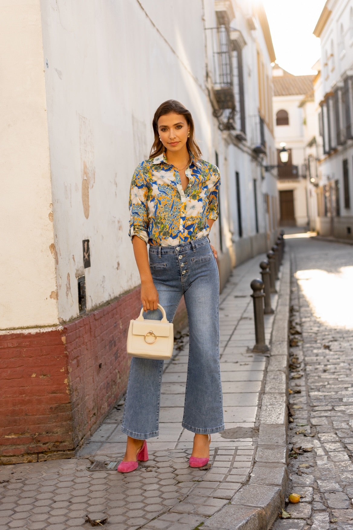 Maison Onado Carla Shirt - Indigo