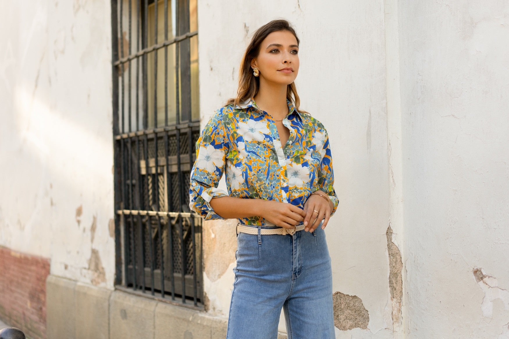 Maison Onado Carla Shirt - Indigo