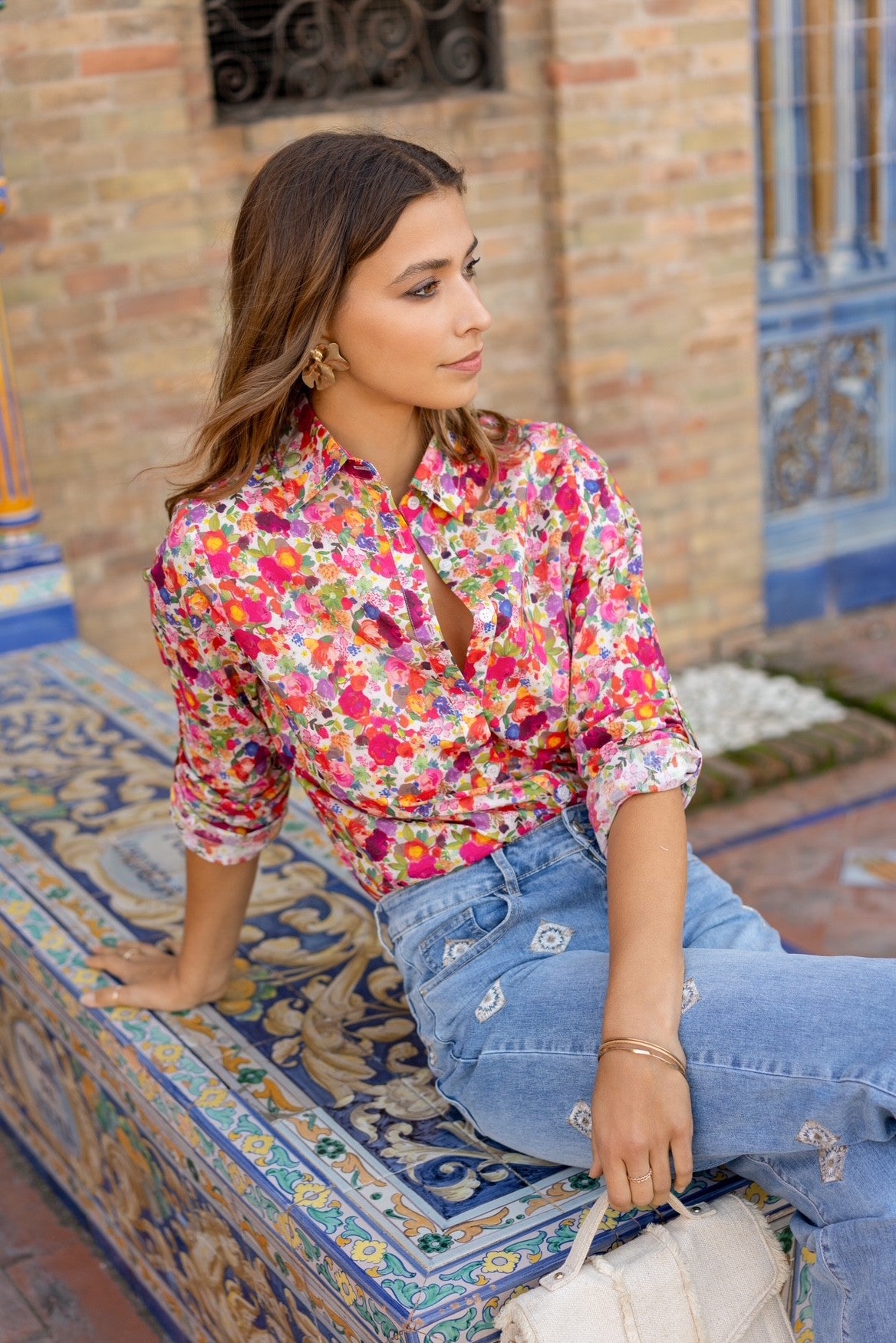 Maison Onado Andrea Shirt - Floral