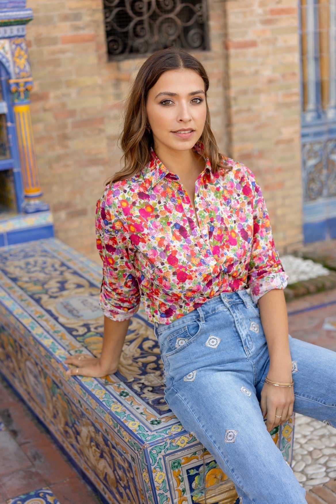 Maison Onado Andrea Shirt - Floral