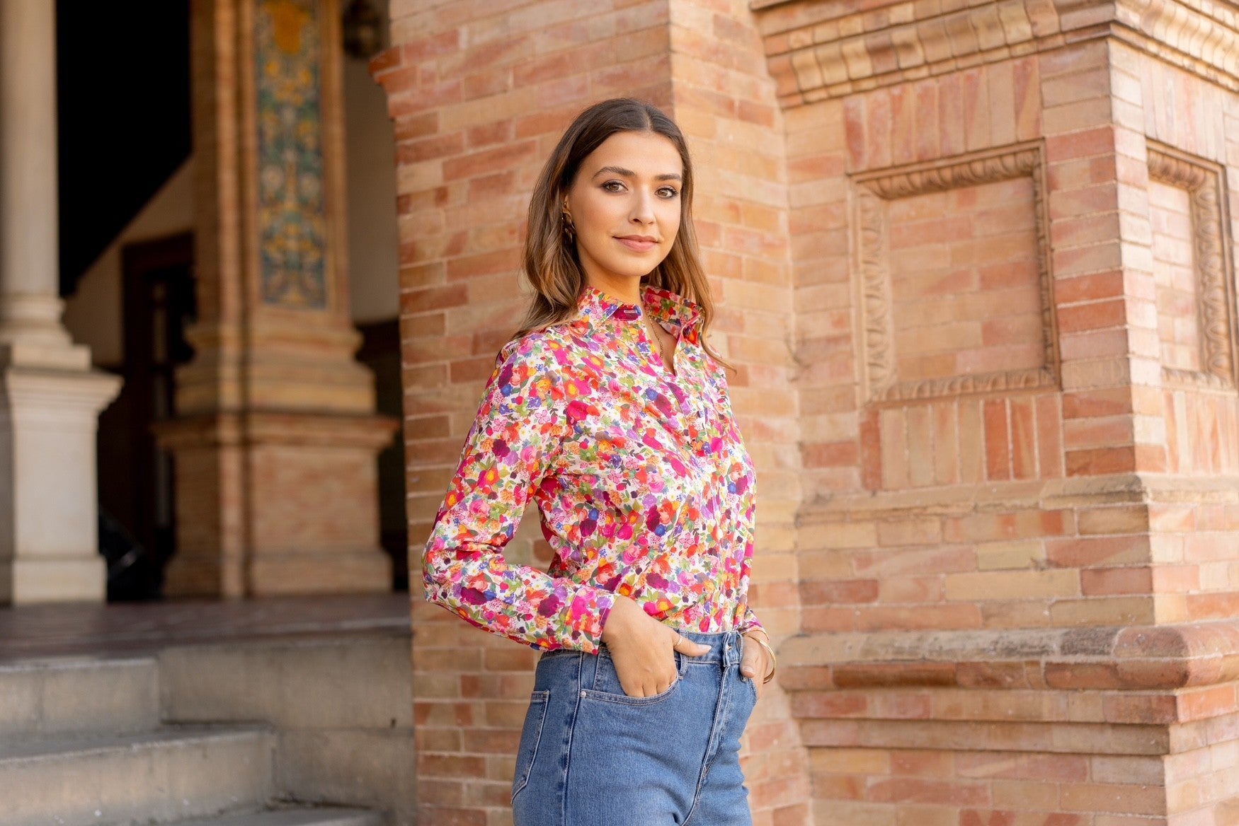 Maison Onado Andrea Shirt - Floral