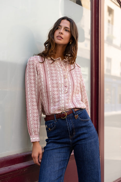 Maison Onado Mirabelle Shirt - Red