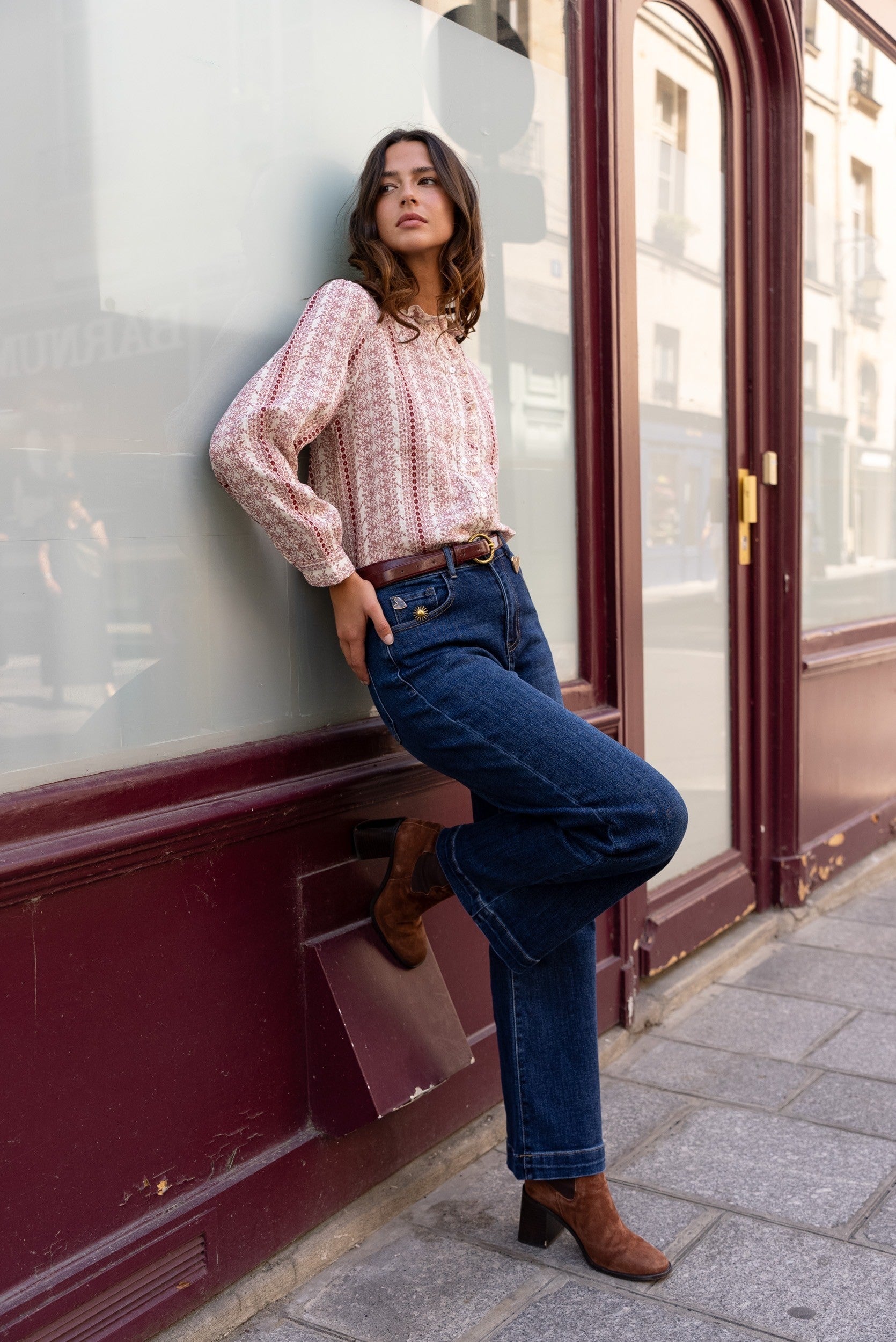 Maison Onado Mirabelle Shirt - Red