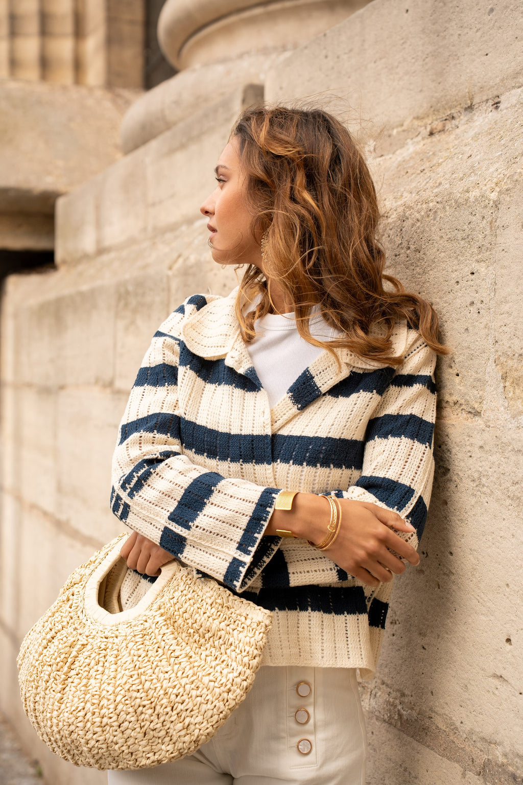 Maison Onado Maribel Cardigan - Cream