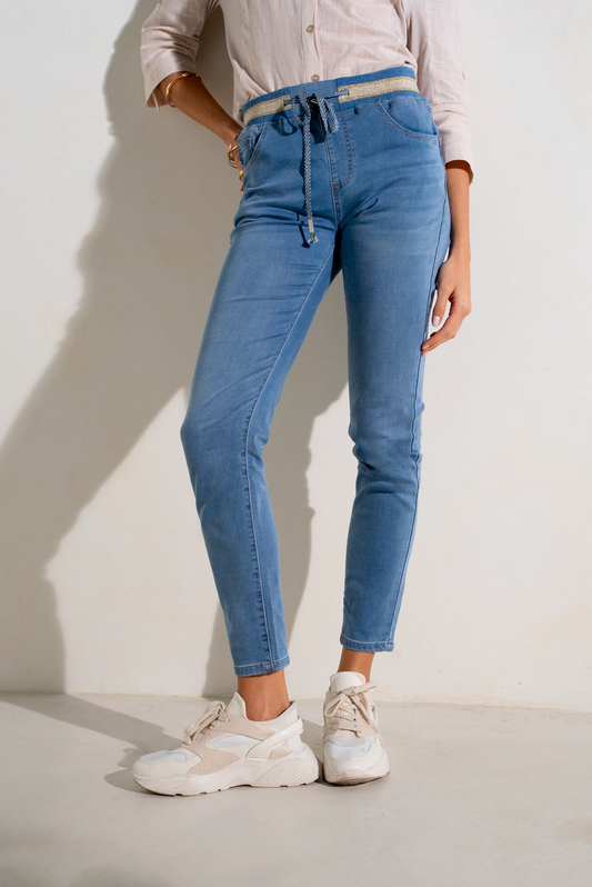 Maison Onado Ariette Jogger - Denim Blue