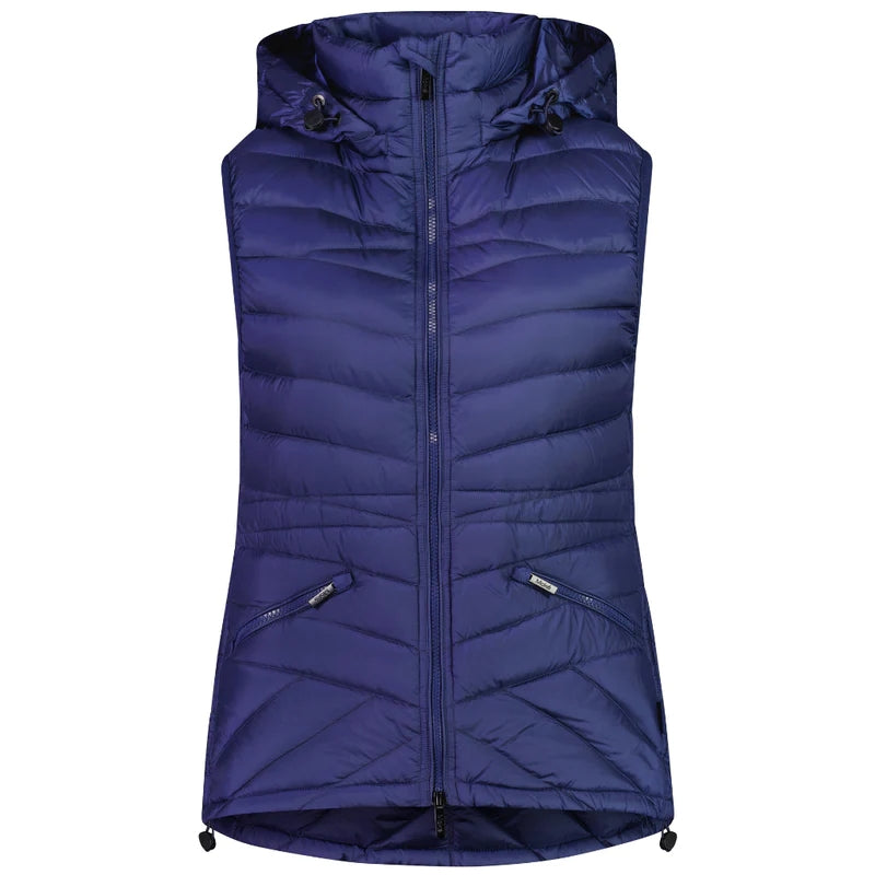 Moke Mary Claire Packable Vest - Moonlight