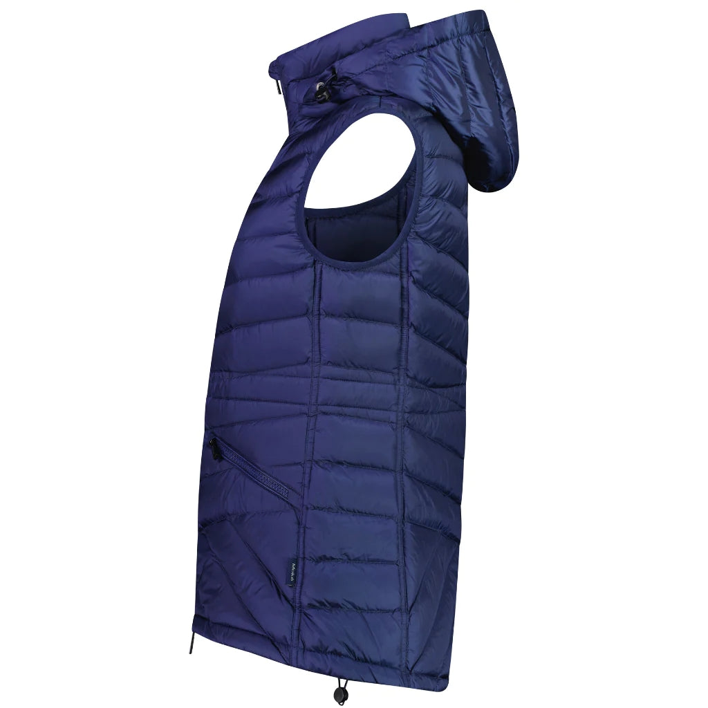 Moke Mary Claire Packable Vest - Moonlight