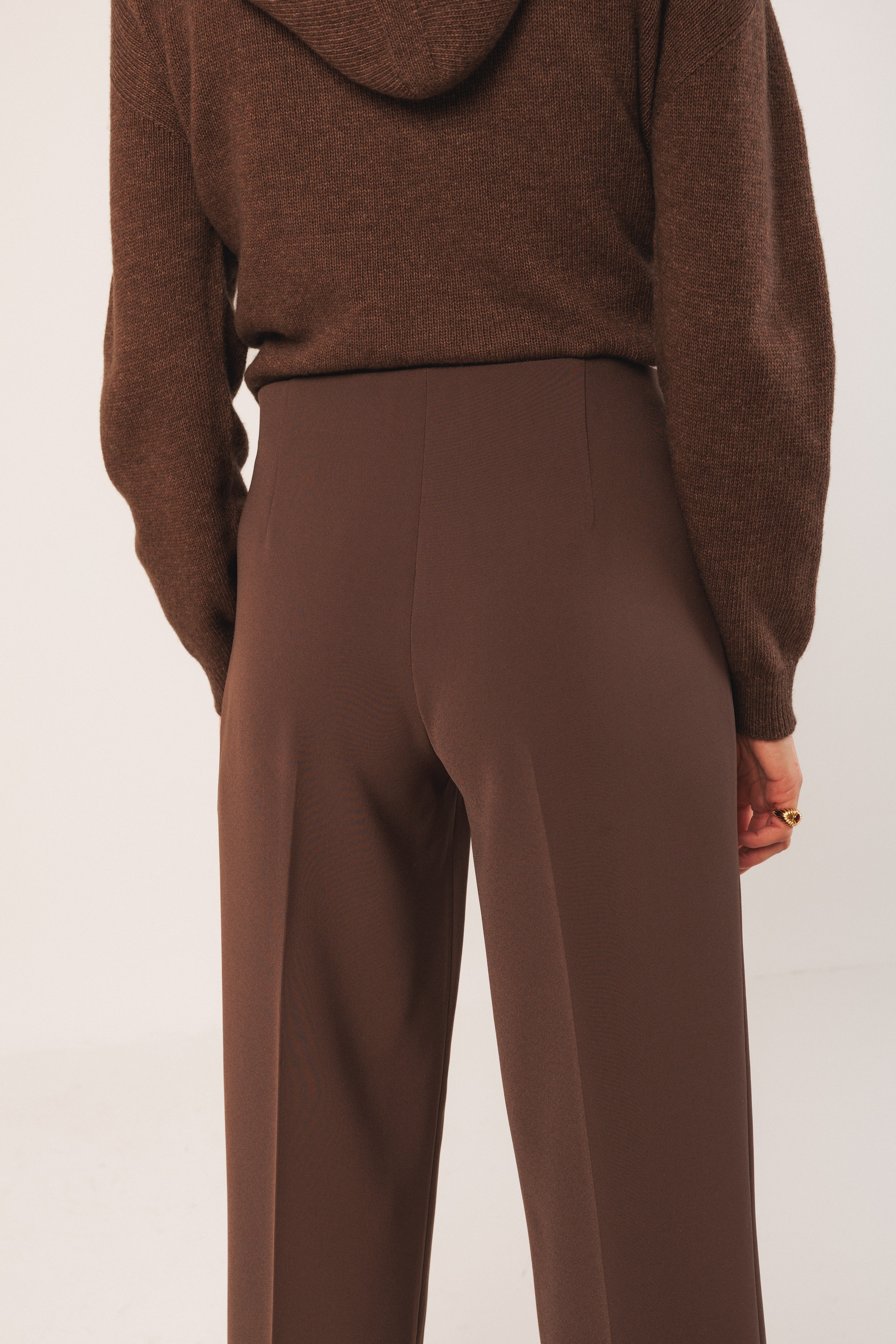 Indi & Cold Sam Regular Pants (NJ575) - Chocolate
