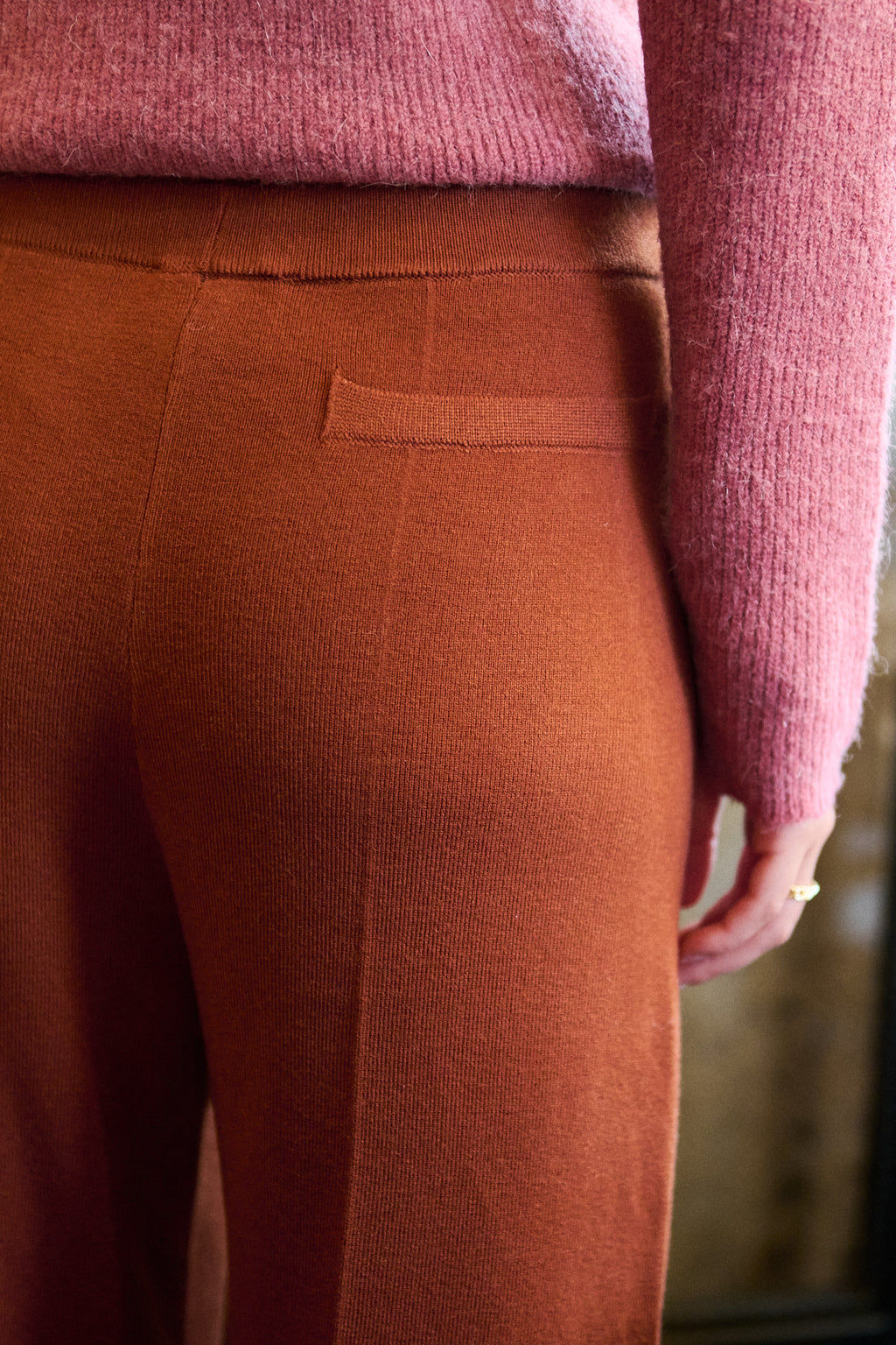 Nathael Paris Emile Trouser - Terracotta