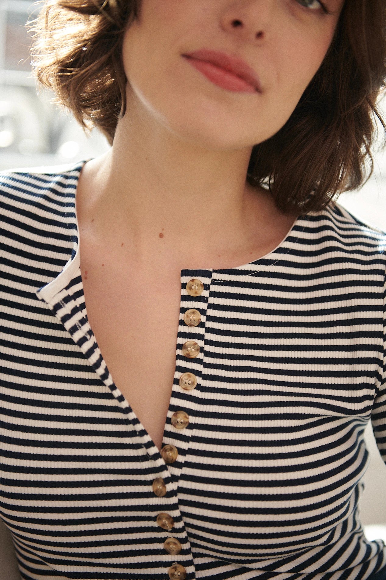 Nathael Paris Bellamy Top - Navy
