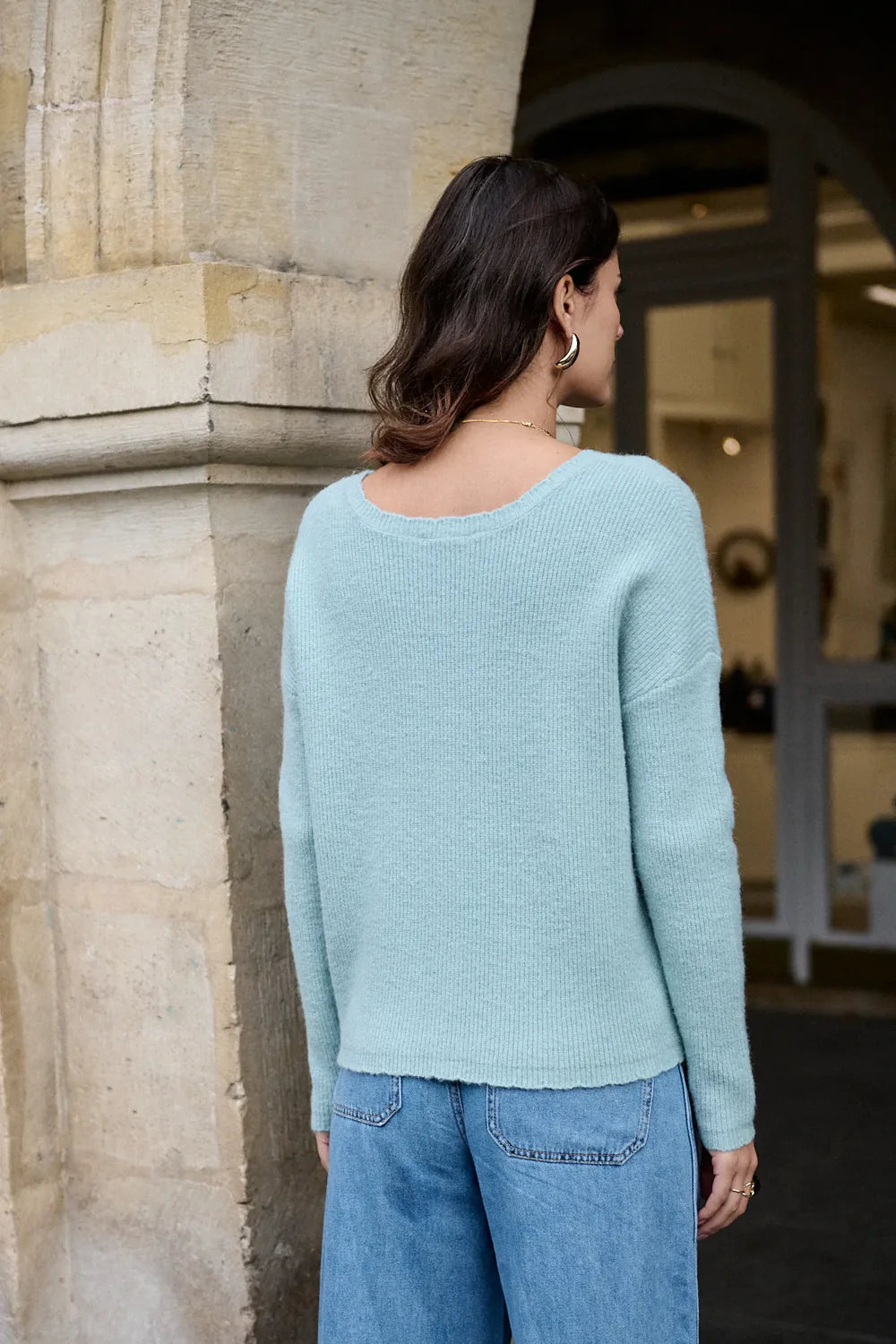 Nathael Paris Paula Cardigan - Light Blue