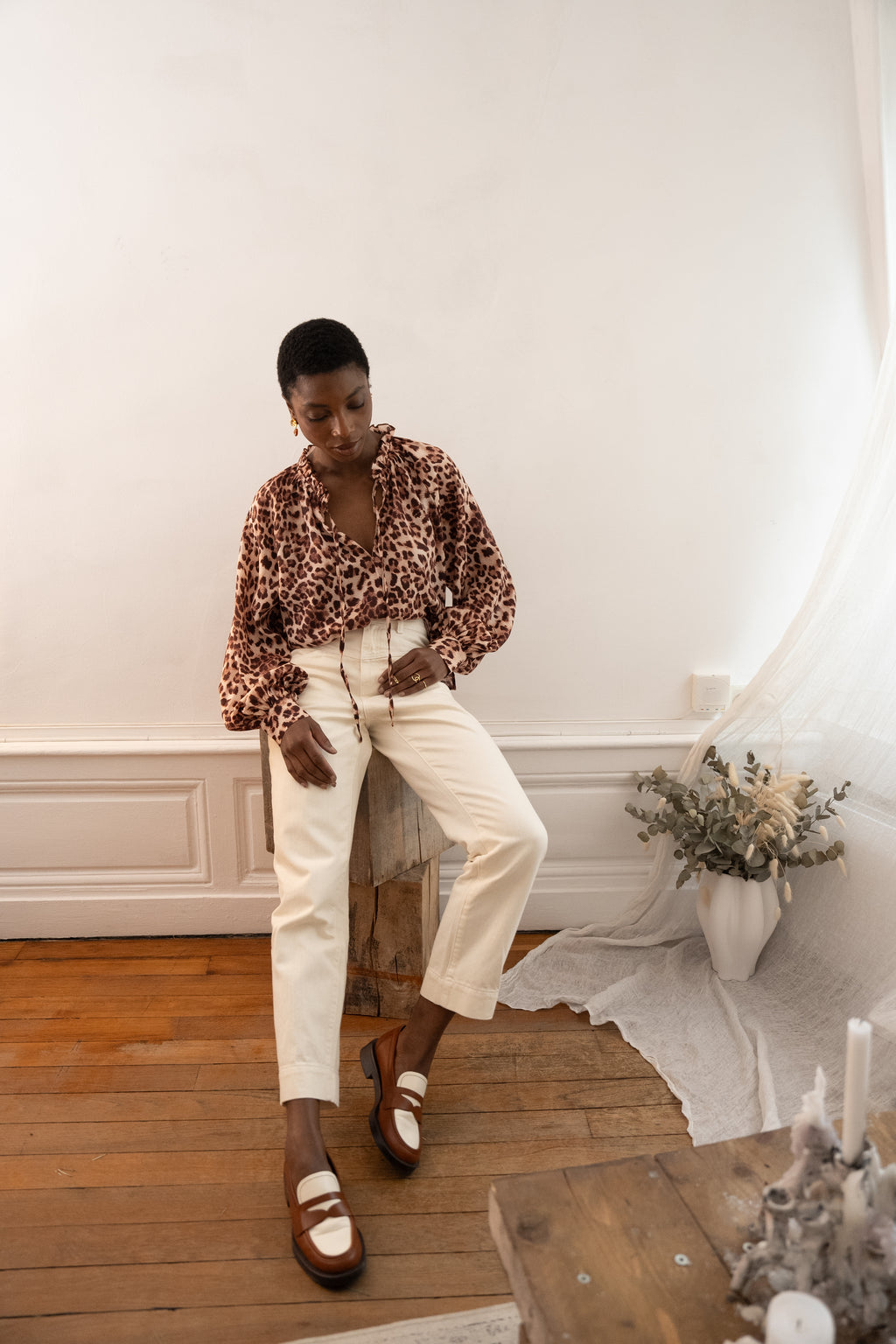 Nathael Paris Simone Shirt - Leopard