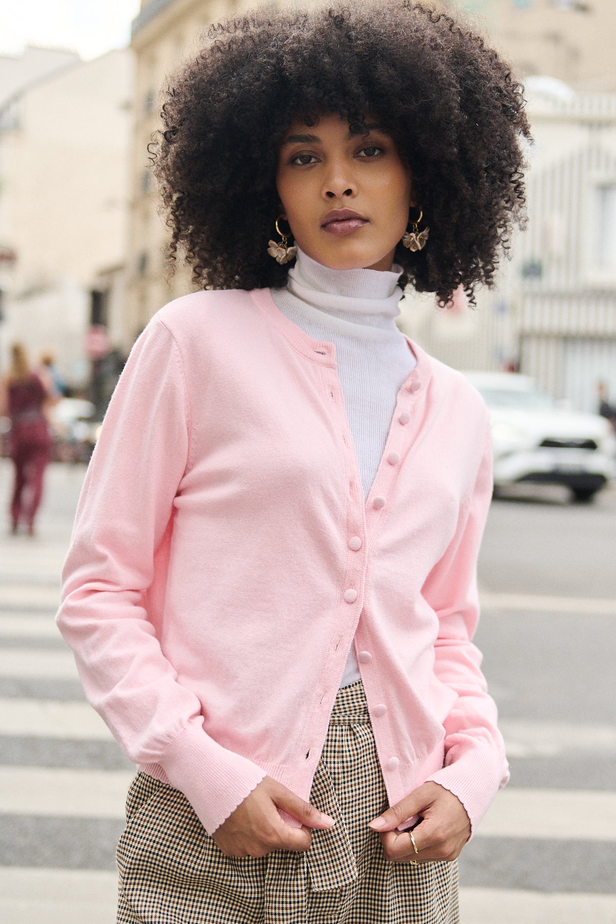 Nathael Paris Ines Cardigan - Rose