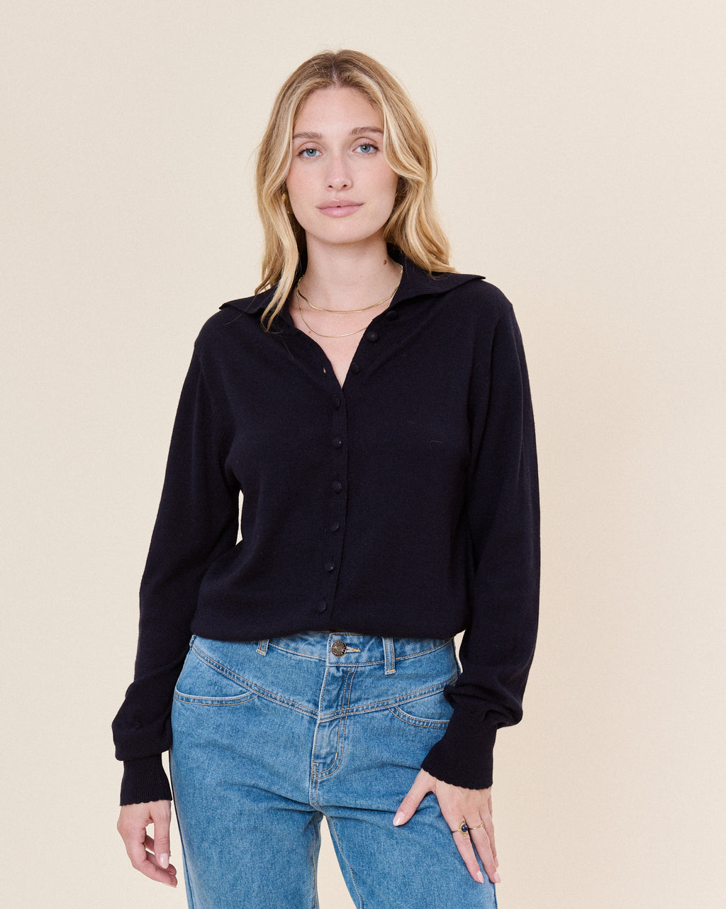 Nathael Paris Marin Cardigan - Marine