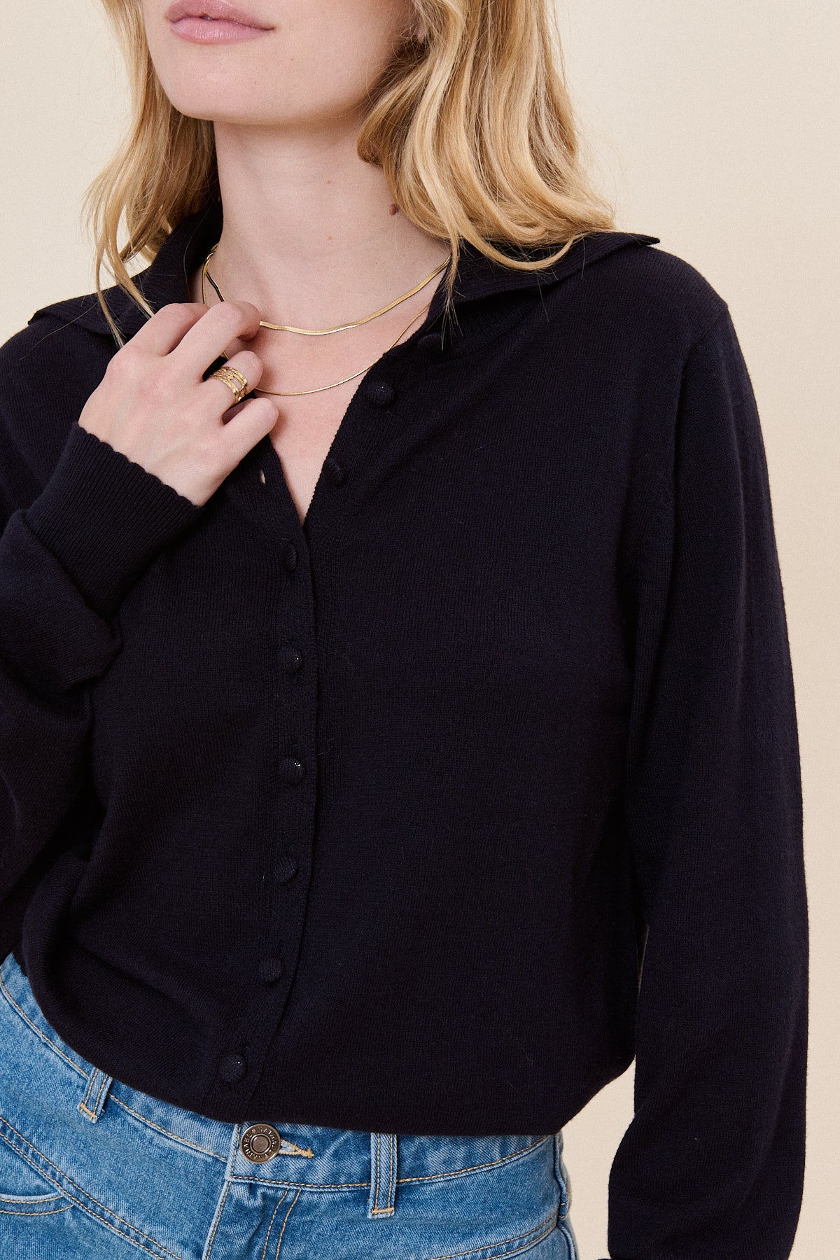 Nathael Paris Marin Cardigan - Marine