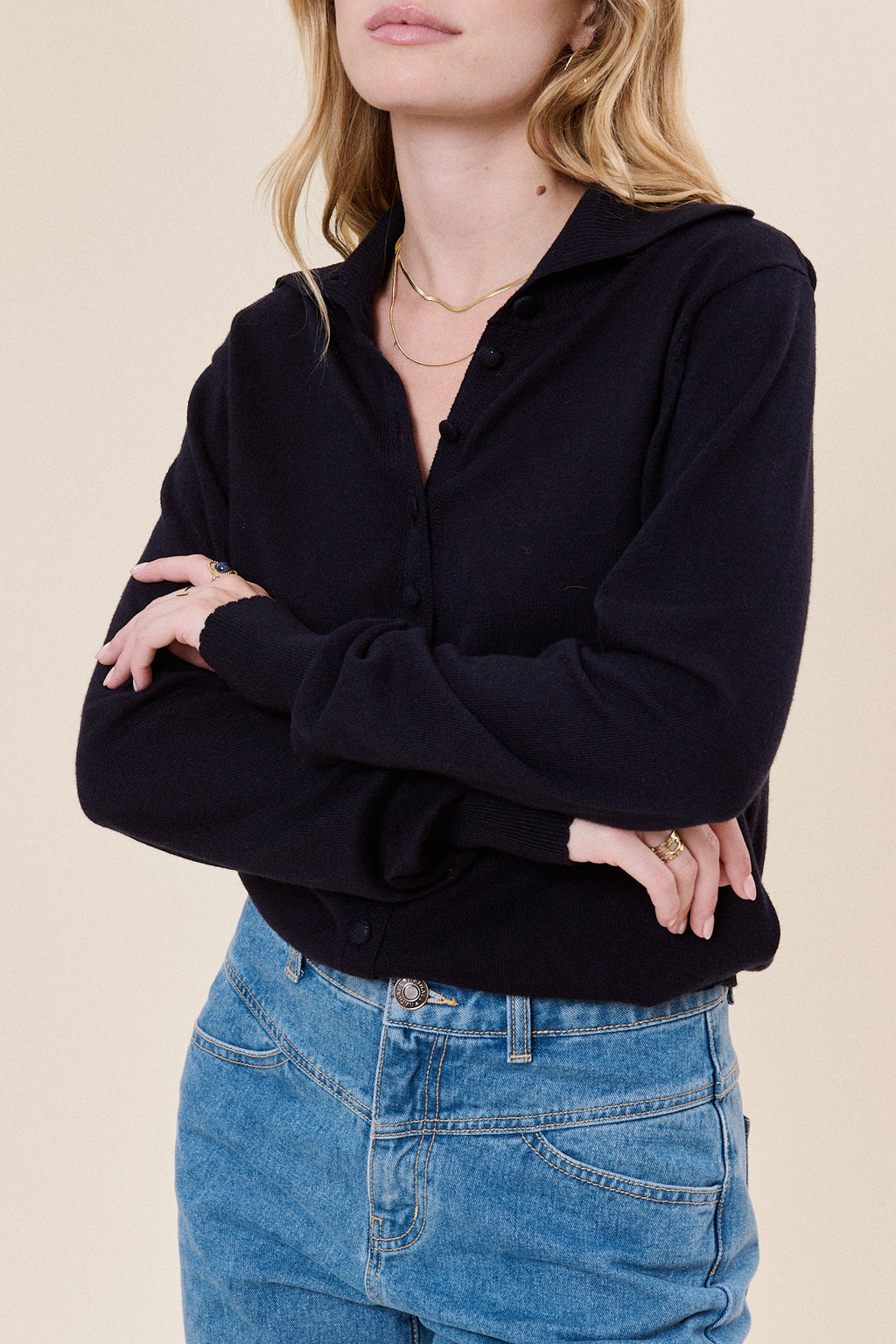 Nathael Paris Marin Cardigan - Marine