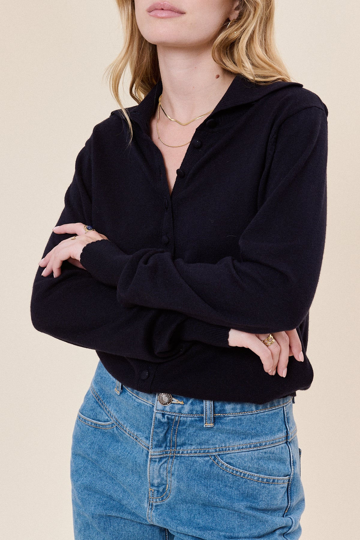 Nathael Paris Marin Cardigan - Marine