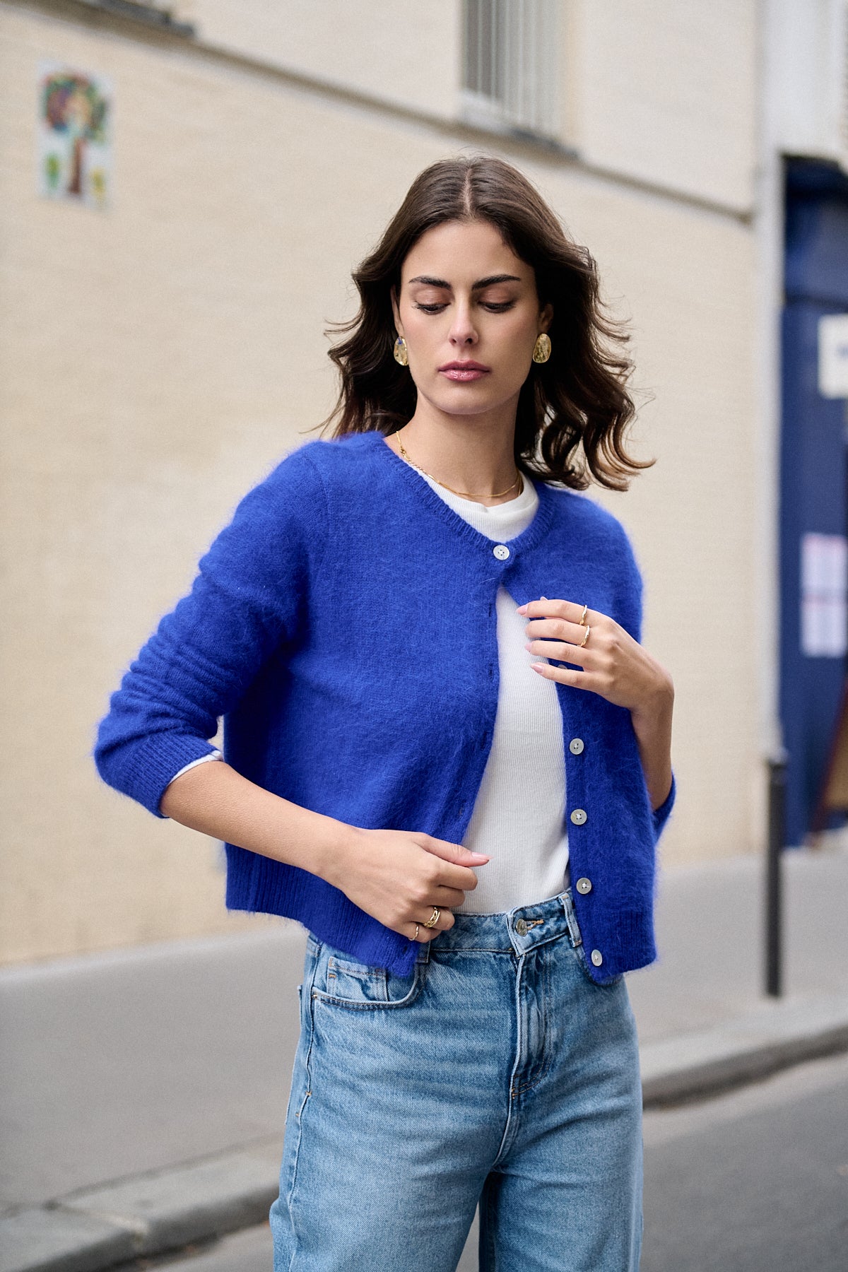 Nathael Paris Ambroise Cardigan - Bleu