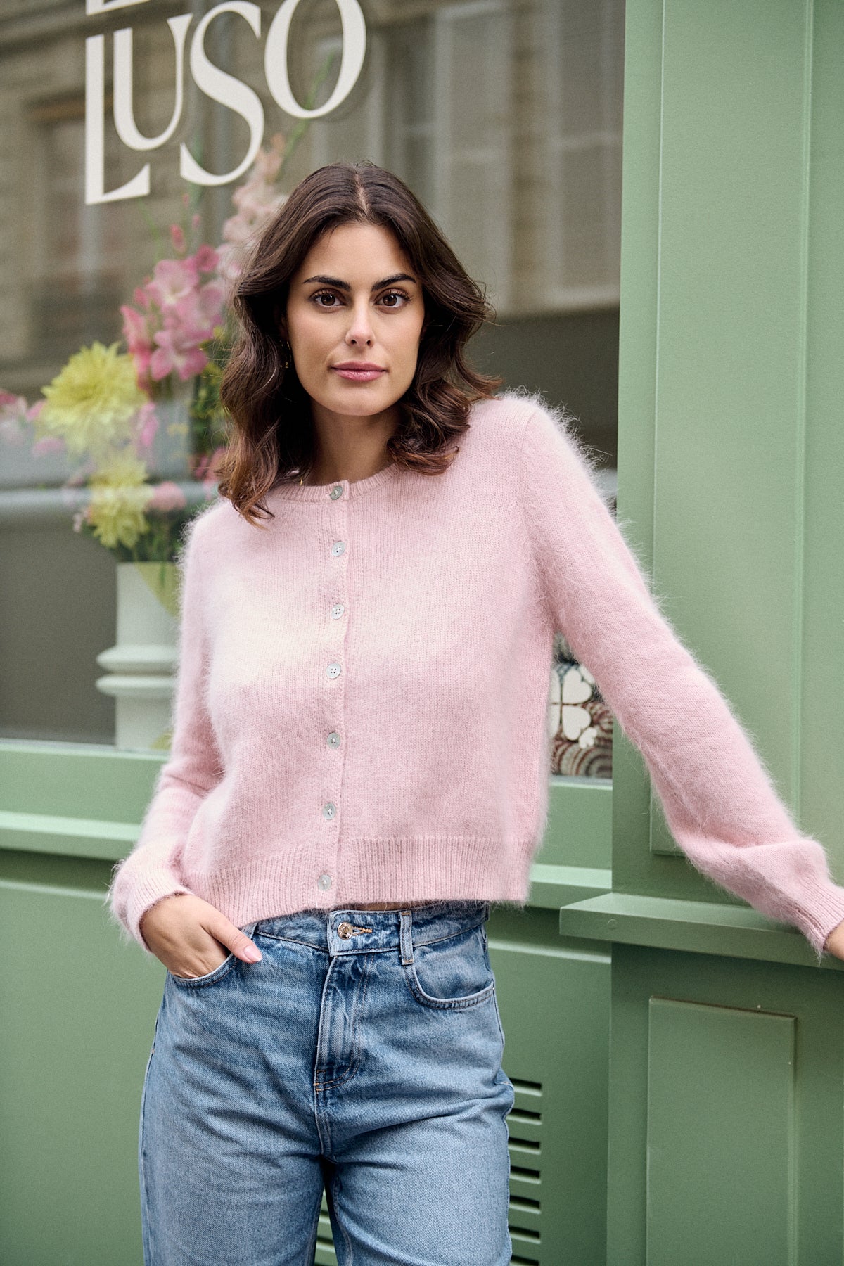 Nathael Paris Ambroise Cardigan - Blush
