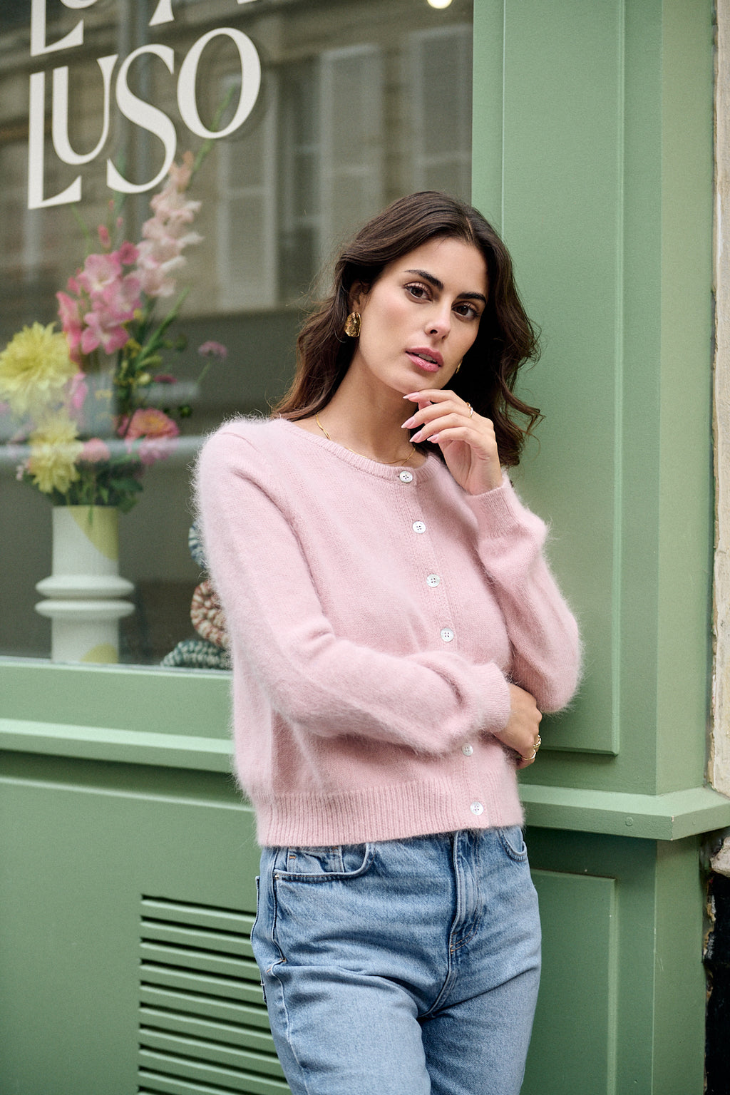 Nathael Paris Ambroise Cardigan - Blush