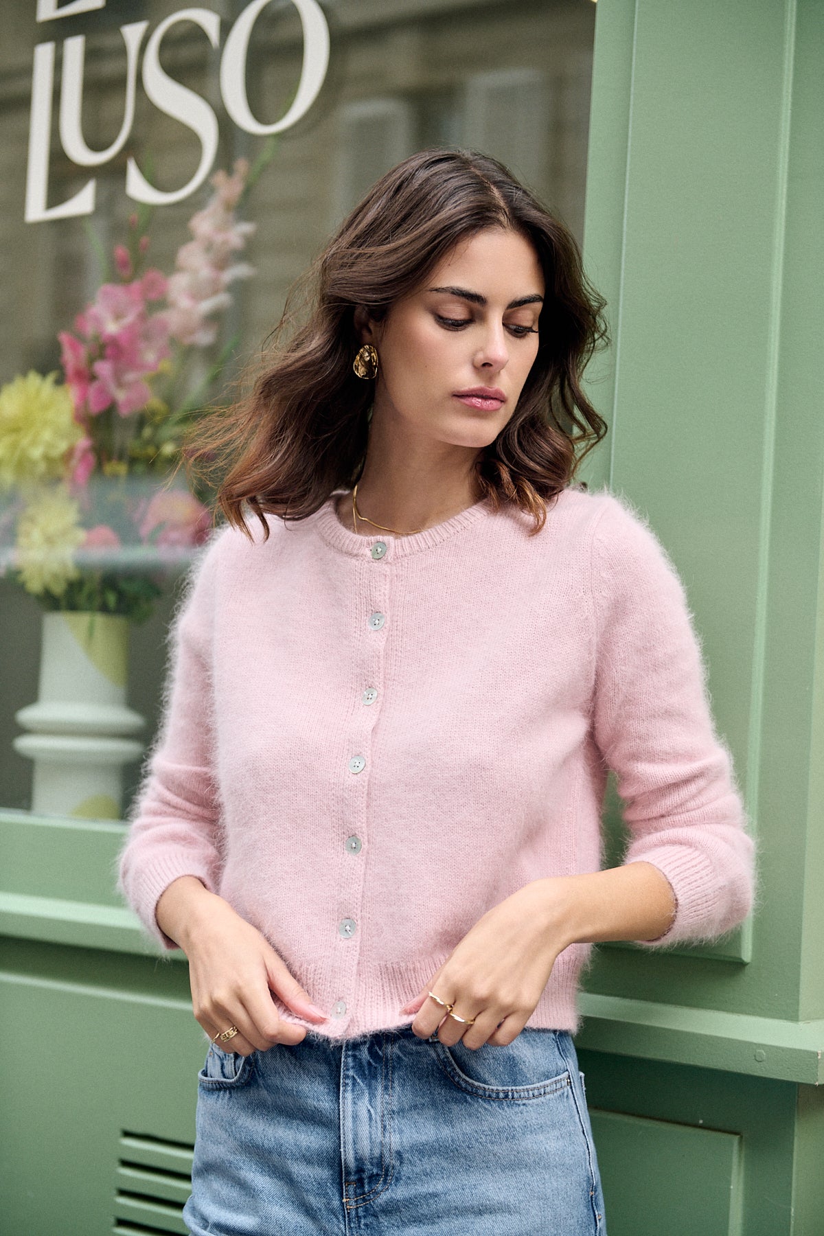 Nathael Paris Ambroise Cardigan - Blush