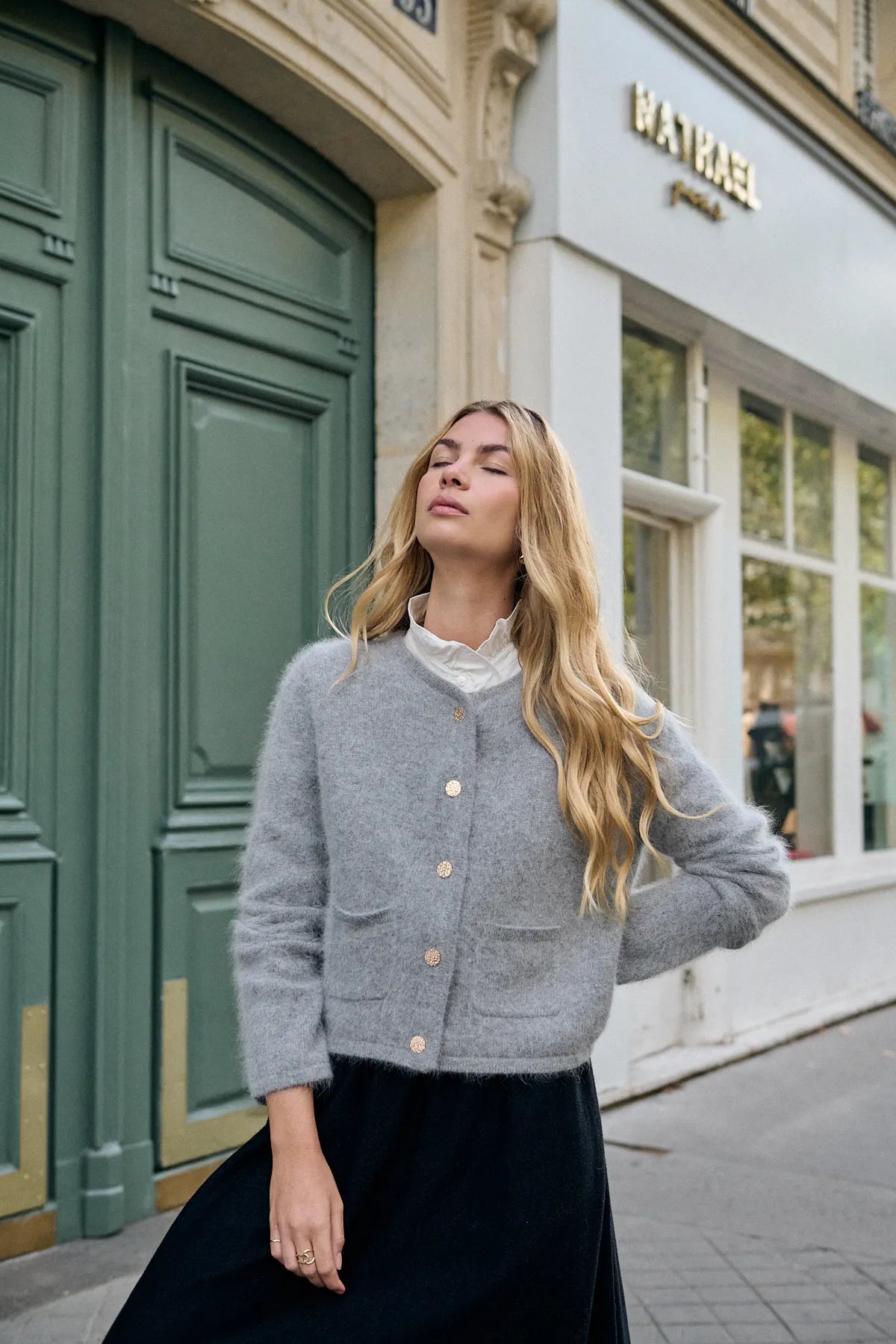 Nathael Paris Anais Cardigan - Gris