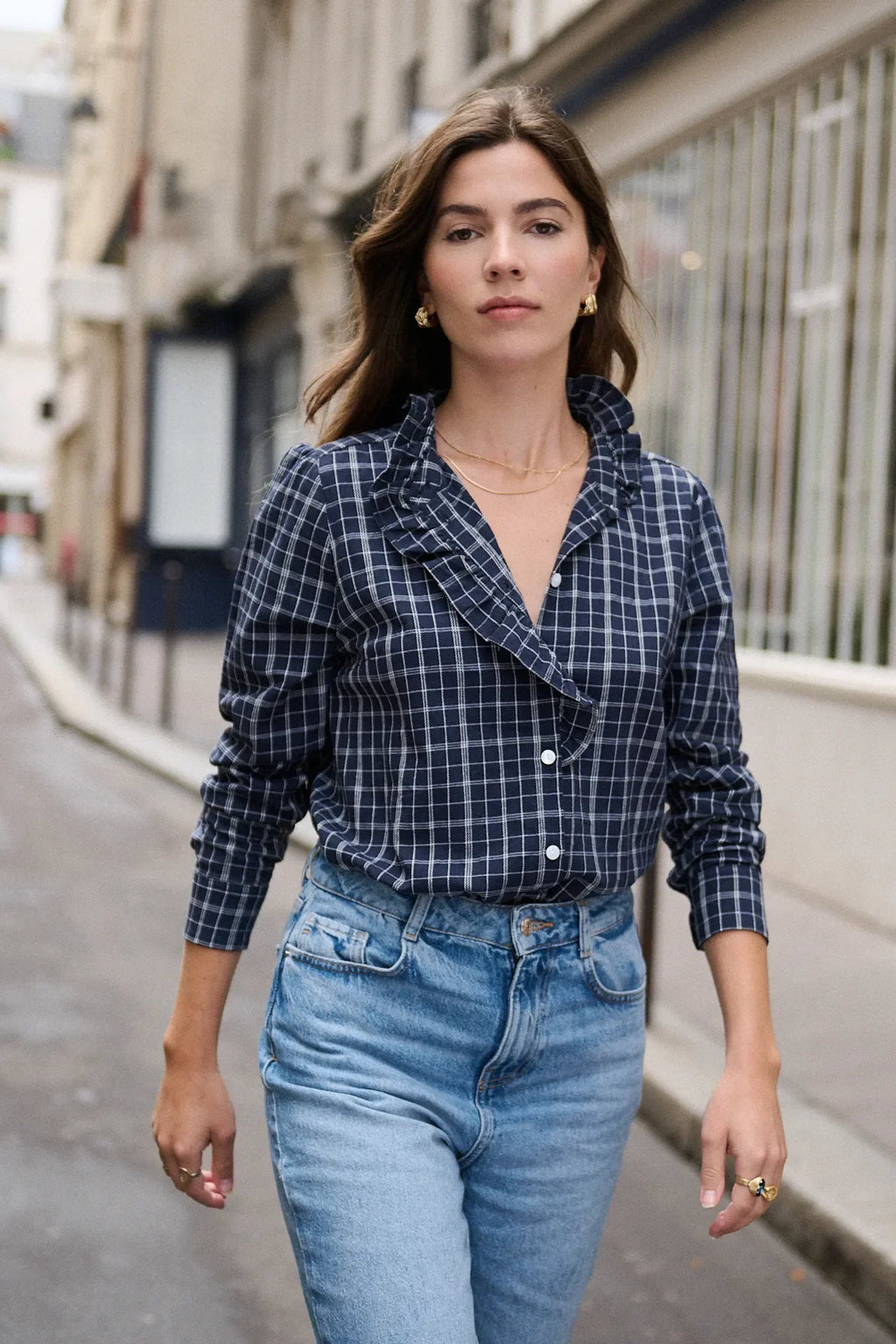 Nathael Paris Elise Shirt - Marine
