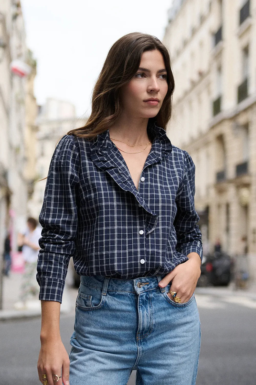 Nathael Paris Elise Shirt - Marine