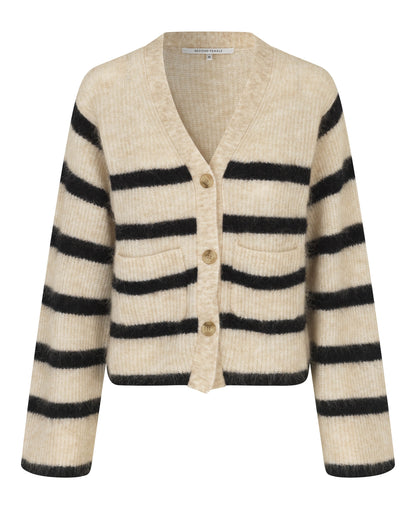 Second Female Ovalis Knit Wide Sleeve Cardigan - Brazilian Sand