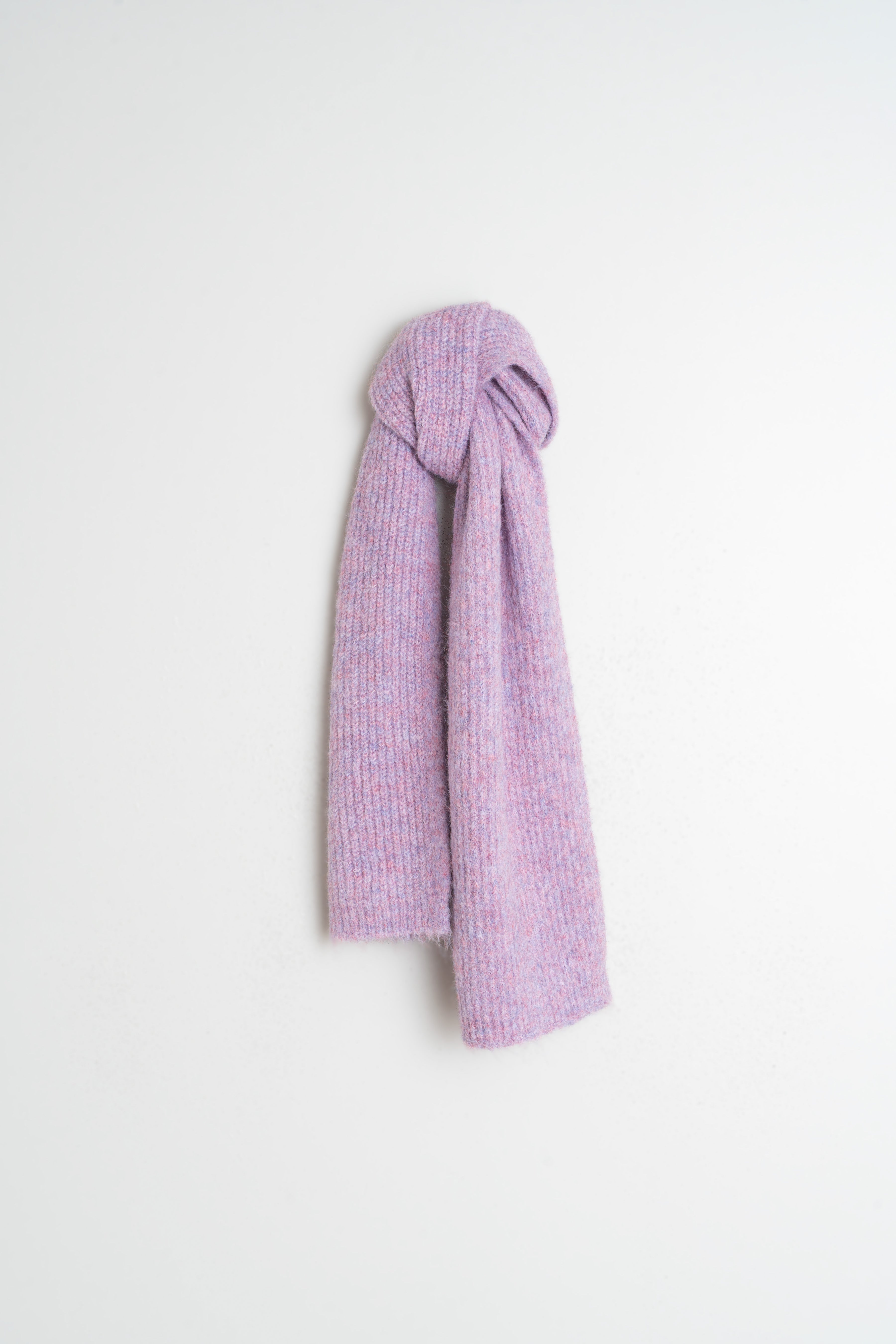 Indi & Cold Colourful Knitted Scarf (RD700) - Malva