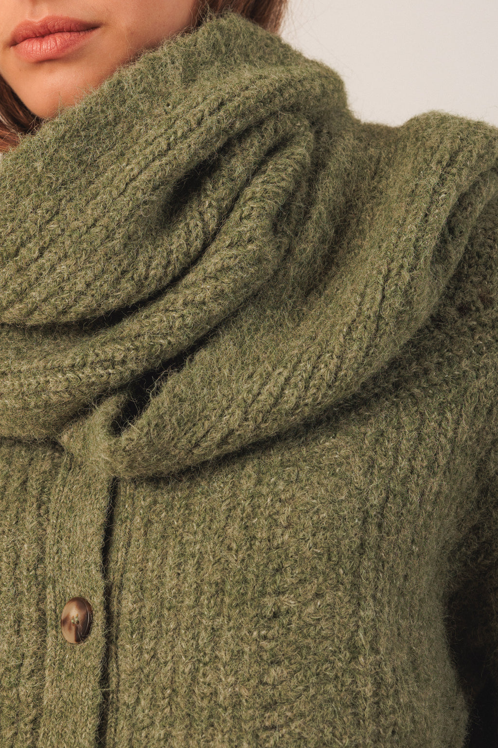 Indi & Cold Colourful Knitted Scarf (RD700) - Menta