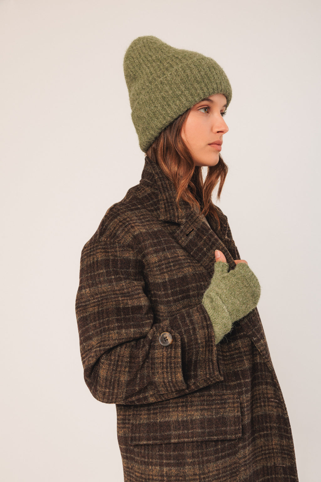 Indi & Cold Colourful Knitted Beanie (RD701) - Menta