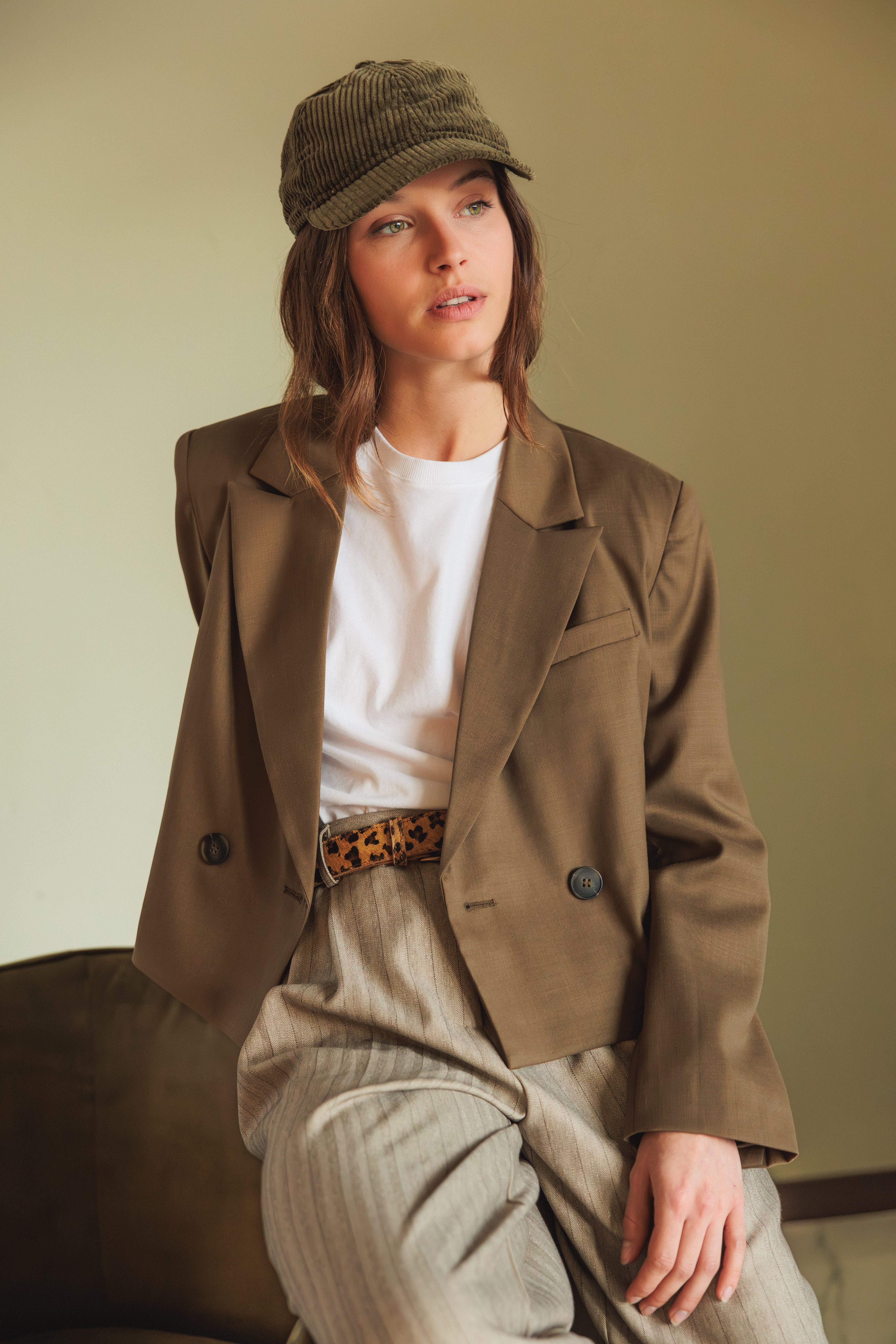 Indi & Cold Horsehide Belt (RH737) - Camel