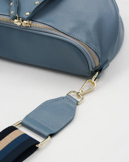 Roman Holiday Bag - Blue/Gold