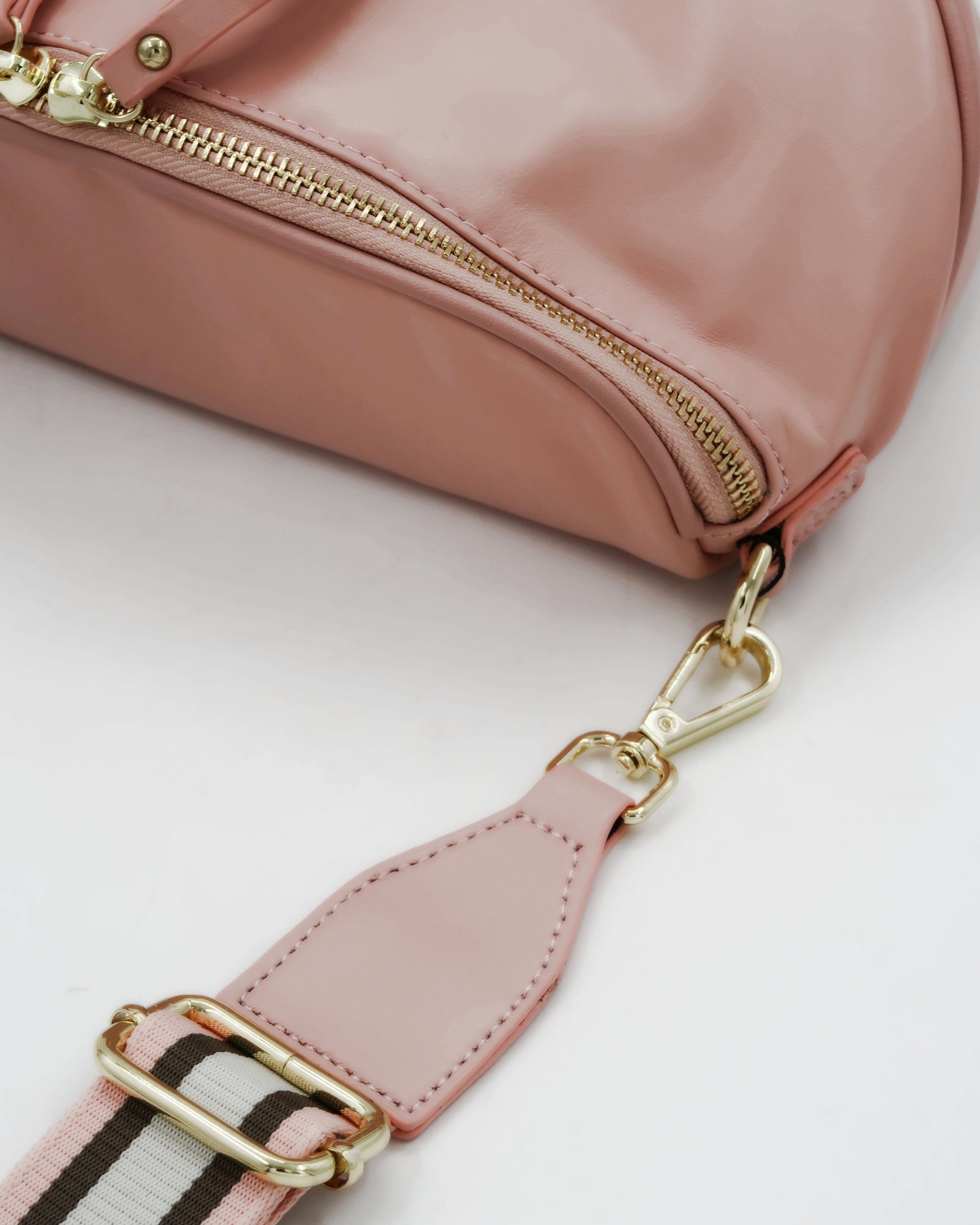 Roman Holiday Bag - Blush/Gold