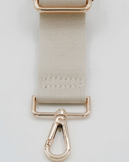 Roman Holiday Bag Strap  - Beige/Gold