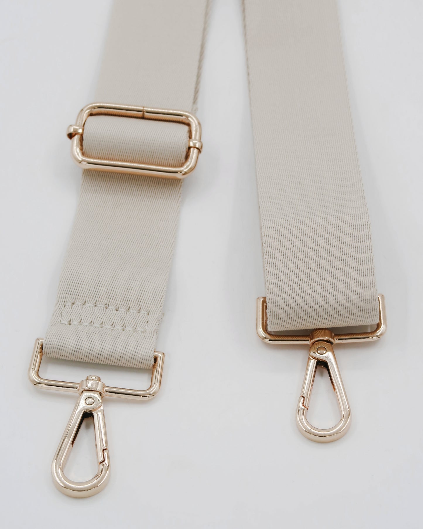 Roman Holiday Bag Strap  - Beige/Gold