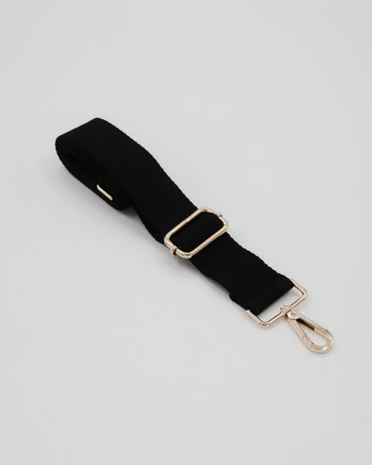 Roman Holiday Bag Strap  - Black/Gold