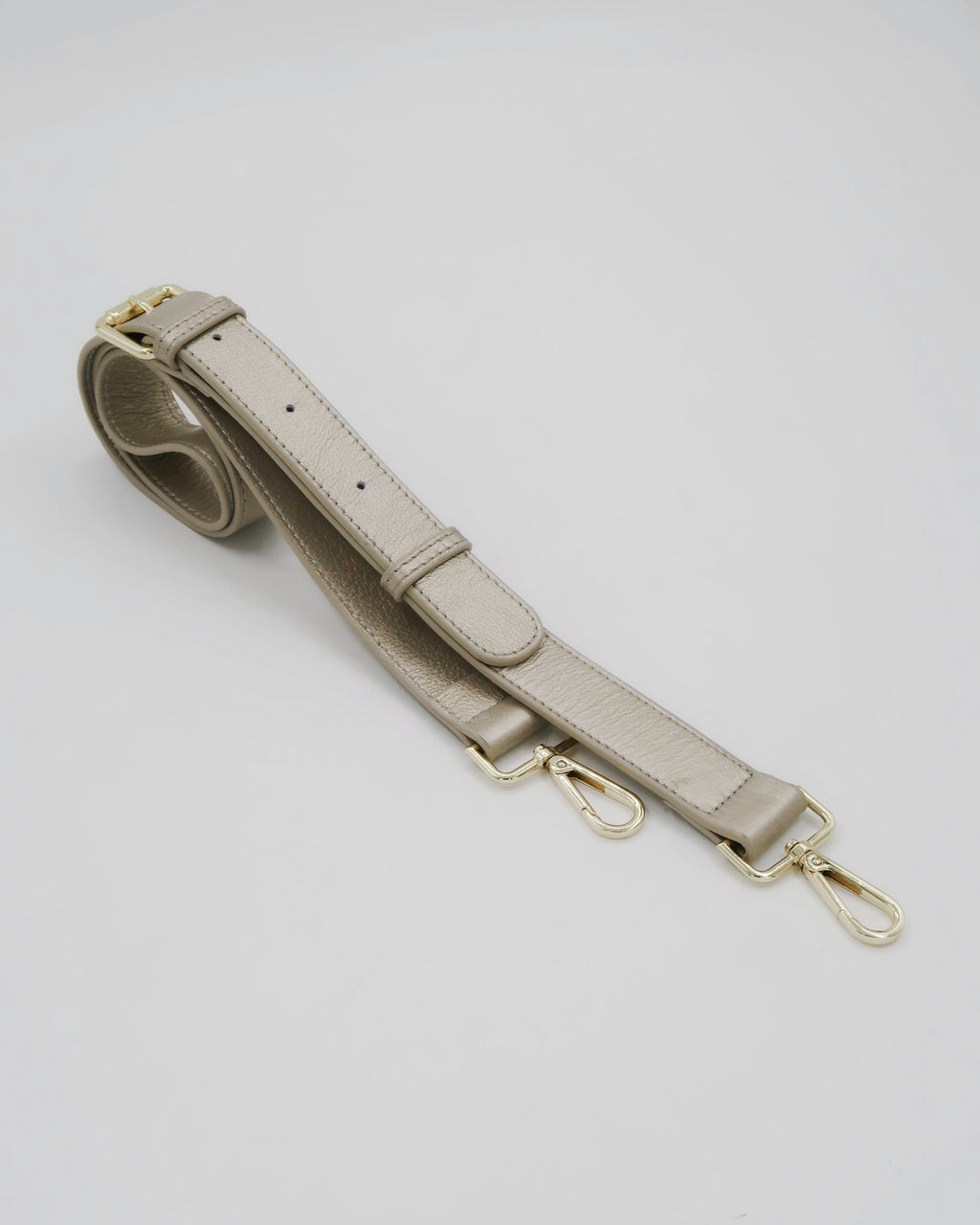Roman Holiday Bag Strap  - Gold Leather/Gold