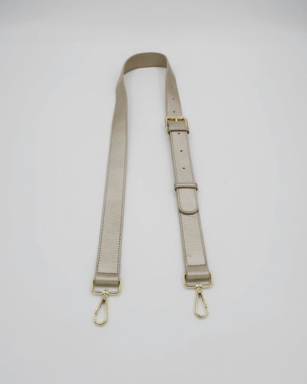 Roman Holiday Bag Strap  - Gold Leather/Gold