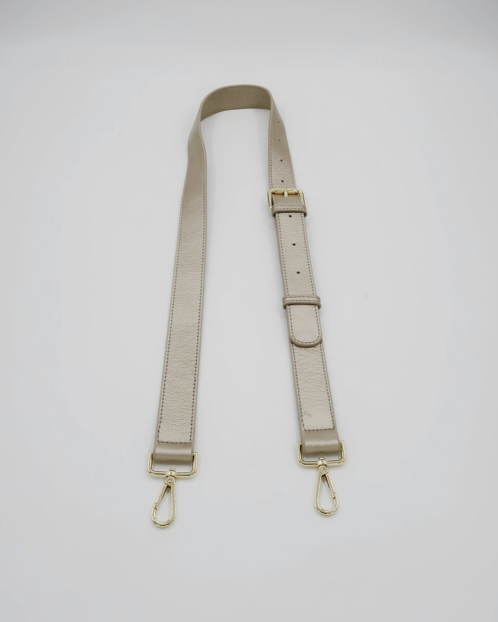 Roman Holiday Bag Strap  - Gold Leather/Gold