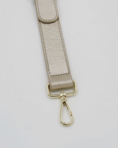 Roman Holiday Bag Strap  - Gold Leather/Gold