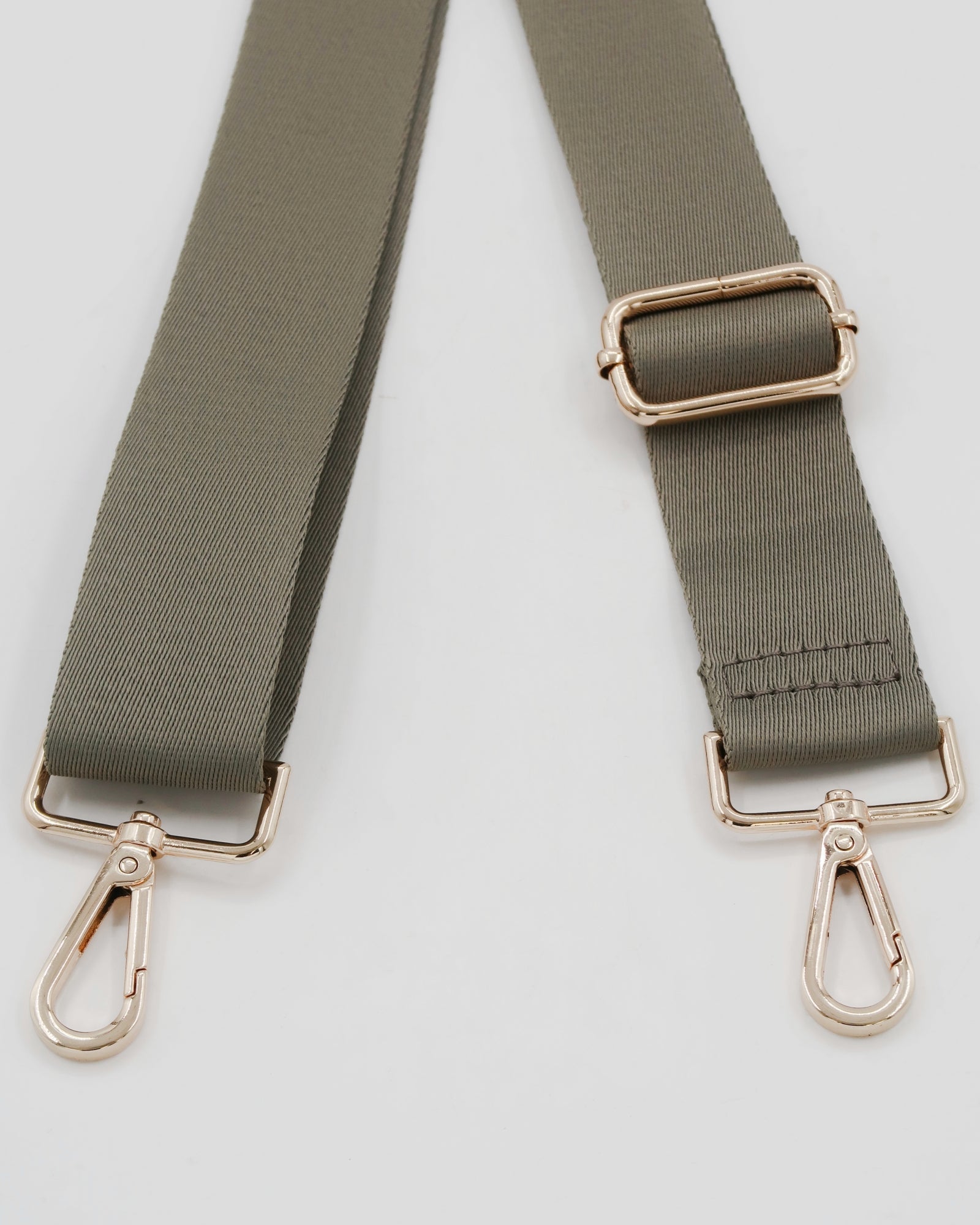 Roman Holiday Bag Strap  - Khaki/Gold