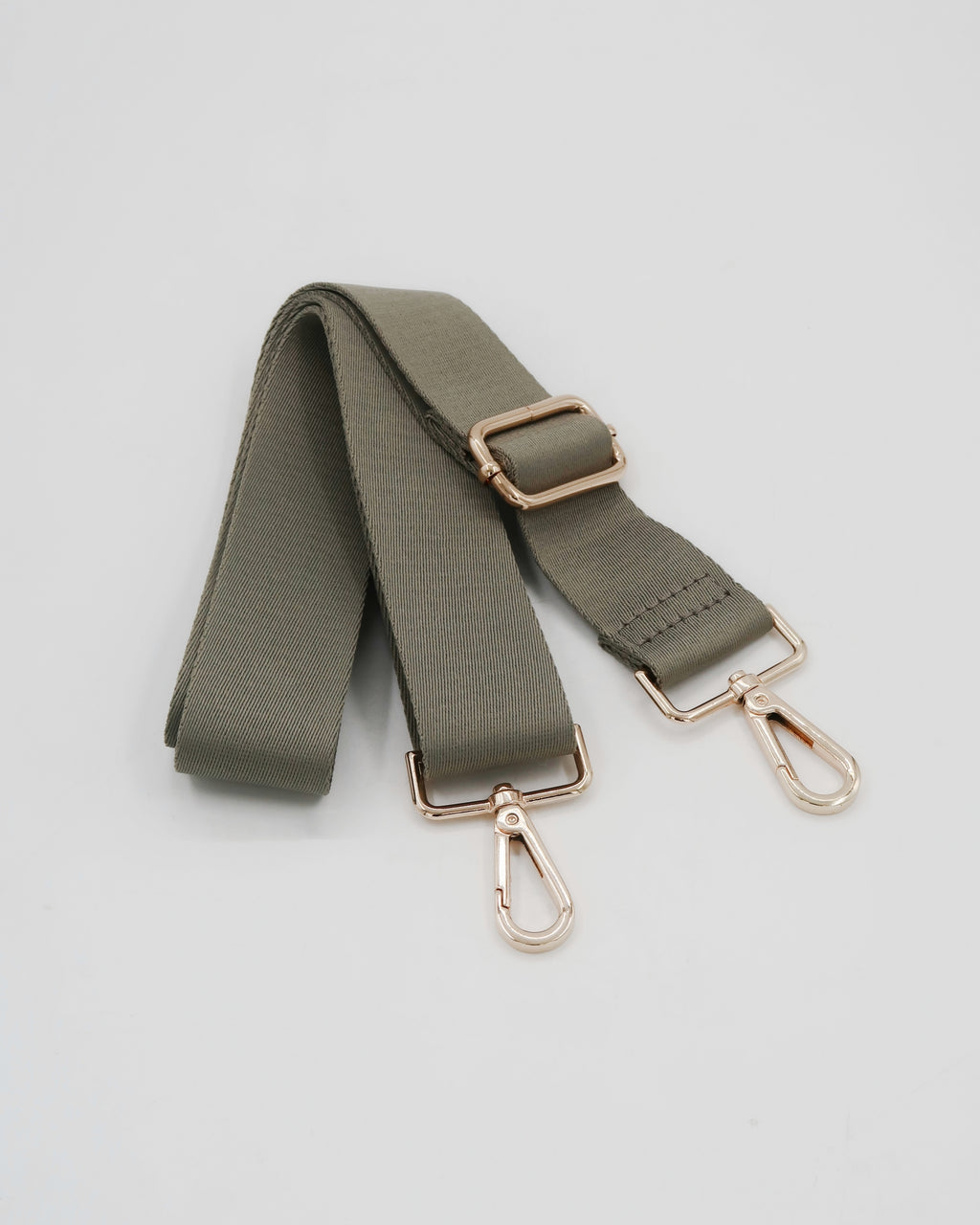 Roman Holiday Bag Strap  - Khaki/Gold