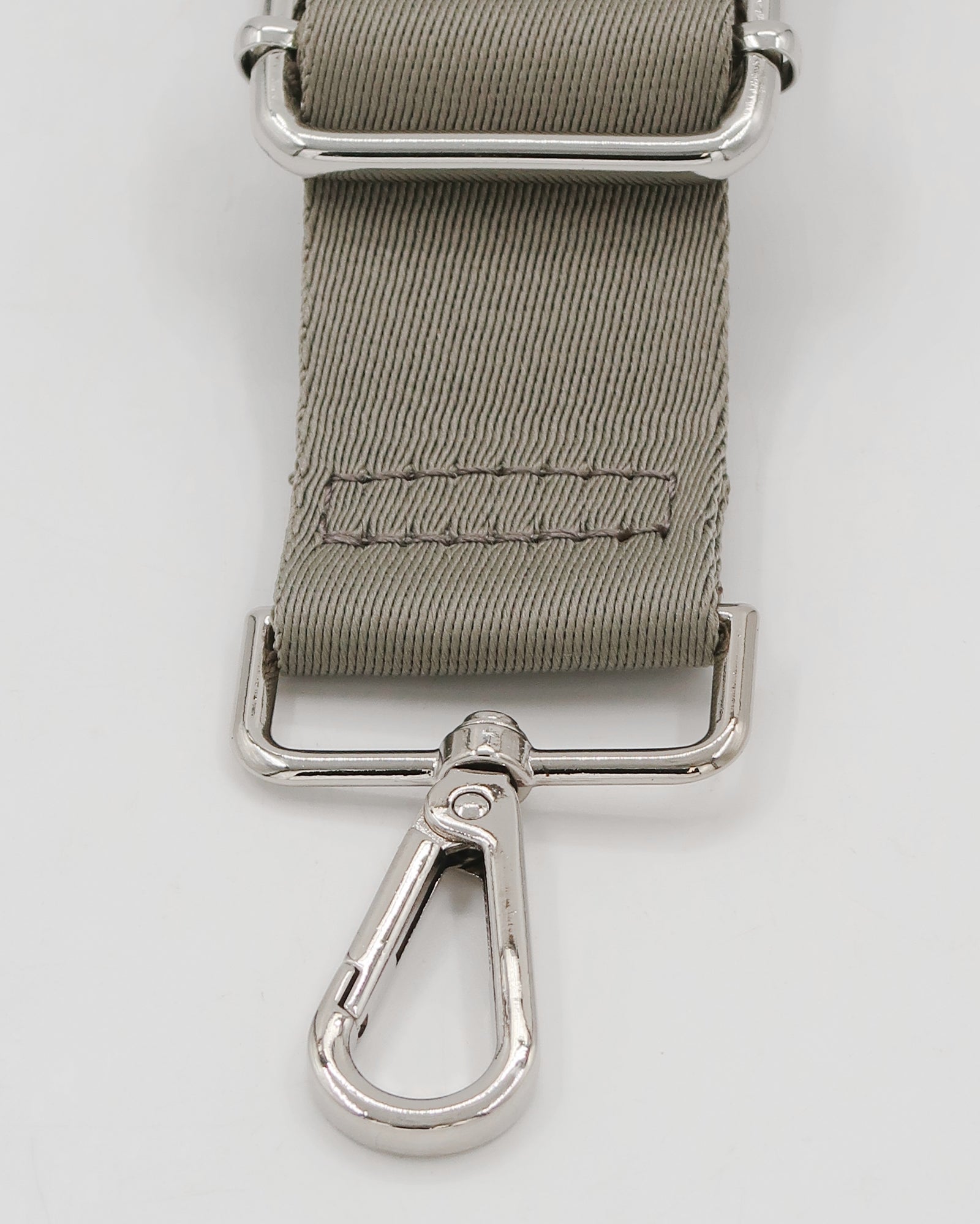 Roman Holiday Bag Strap  - Khaki/Silver